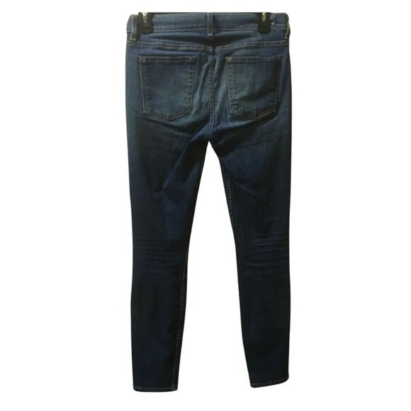 Seven for All Mankind 'The Ankle Skinny' Skinny Denim Jeans in a Dark Wash (28W) - Picture 7 of 10